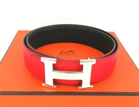 hermes red leather belt|hermes belt unisex.